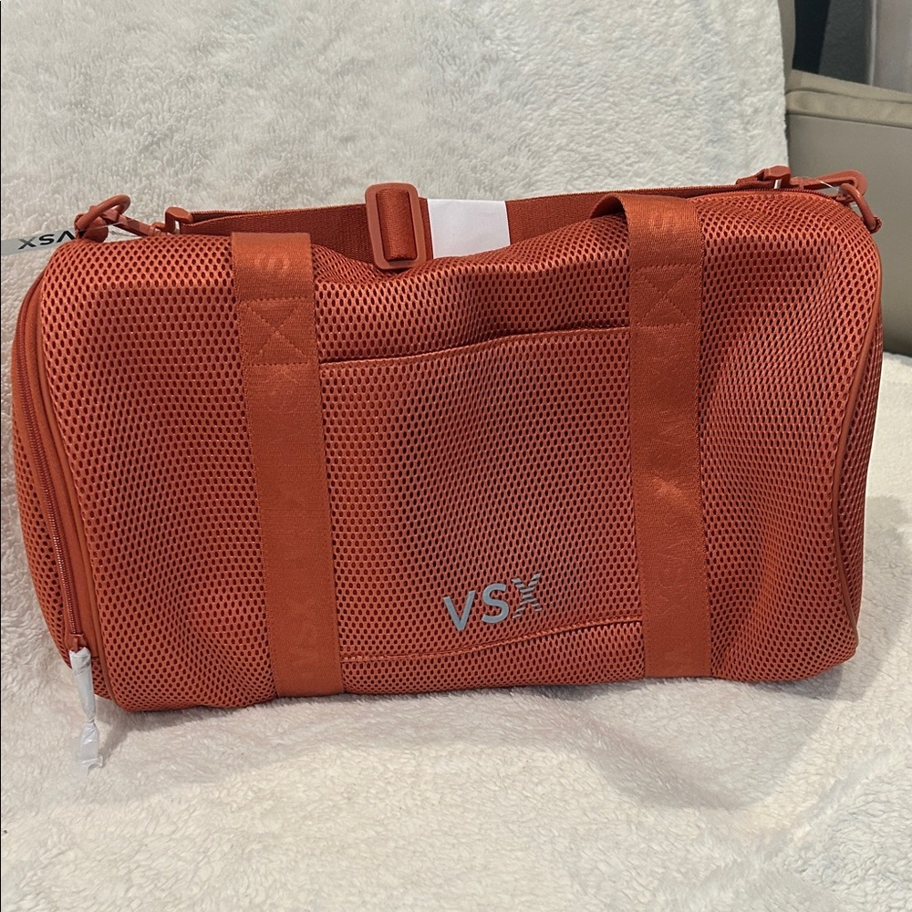 VSX Vibrant Orange Mesh Duffle Bag